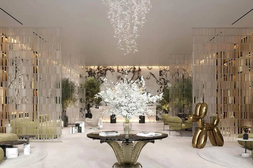 Branded apartments with designer finishes